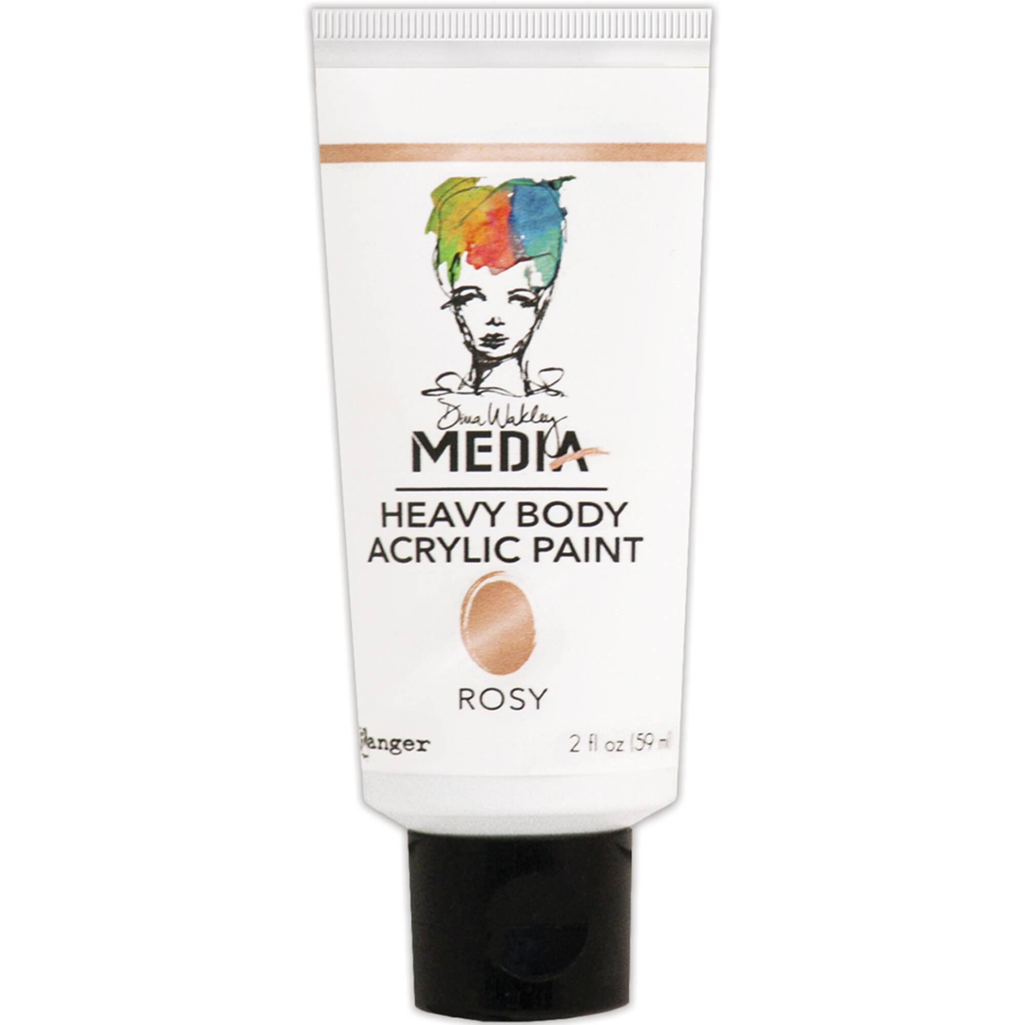 Dina Wakley Media Heavy Body Metallic Acrylic Paint, 2oz.